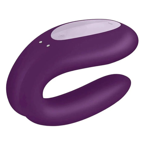 SATISFYER Vibrador Double Joy Roxo, Controlado por Smartphone (video)  Satisfyer   