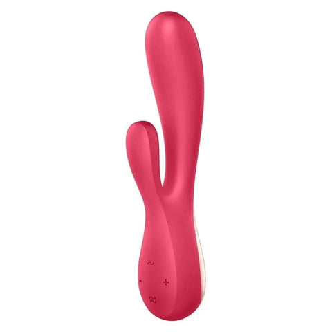 SATISFYER Vibrador Mono Flex Vermelho, Controlado por Smartphone (video)  Satisfyer   