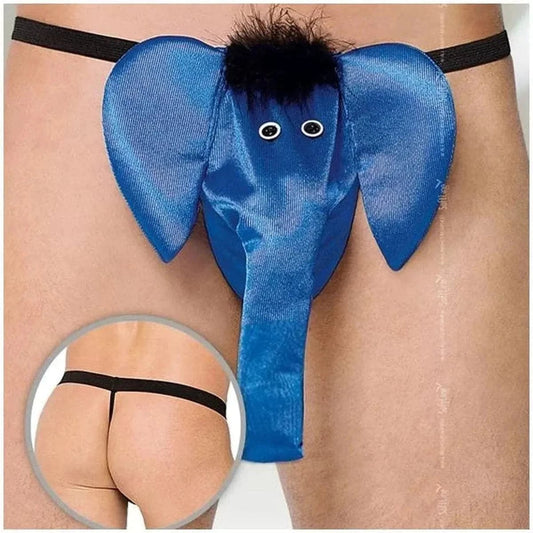 Tanga Elefante Azul, Tamanho único - Pérola SexShop