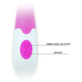 Vibrador Bishop Roxo, 18.2cm Ø3.1cm, 30vibrações  Pretty Love   