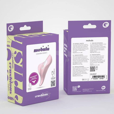 Vibrador de Cueca Mobula com Controlo Remoto  Crushious   