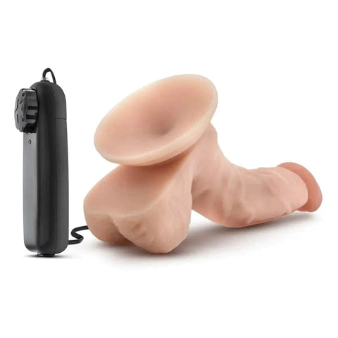 Vibrador Dr. Skin com comando, Dr. Ken, 17cm Ø3.5cm, vibração regulável  Blush Novelties   