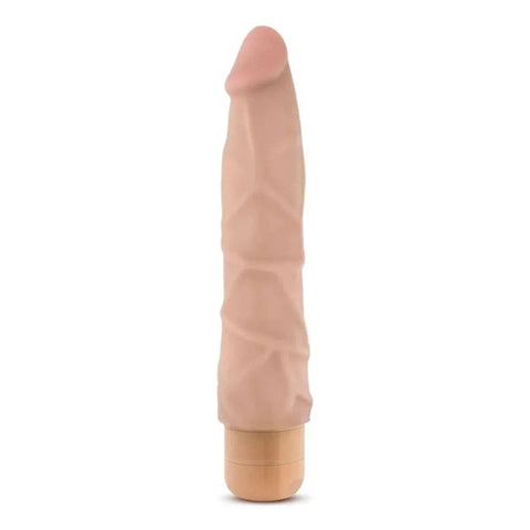 Vibrador Dr. Skin Vibe 1 Branco, 23cm Ø4.5cm, vibração regulável  Blush Novelties   