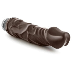 Vibrador Dr. Skin Vibe 6 Chocolate, 23cm Ø4.5cm, vibração regulável  Blush Novelties   