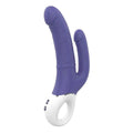 Vibrador Duplo Vibes of Love Azul USB, 23cm Ø3.5cm, 9+9vibrações  Dream Toys   