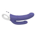 Vibrador Duplo Vibes of Love Azul USB, 23cm Ø3.5cm, 9+9vibrações  Dream Toys   