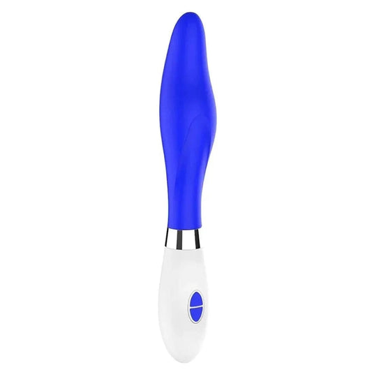 Vibrador Luminous ATHAMAS Azul Escuro, 22cm Ø3.5cm, 10vibrações - Pérola SexShop