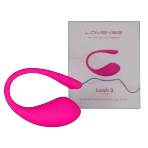 Vibrador Lush 3 Bullet Lovense Rosa, Controlado por Smartphone, 21.1cm Ø3.7cm, 10vibrações (video)  Lovense   