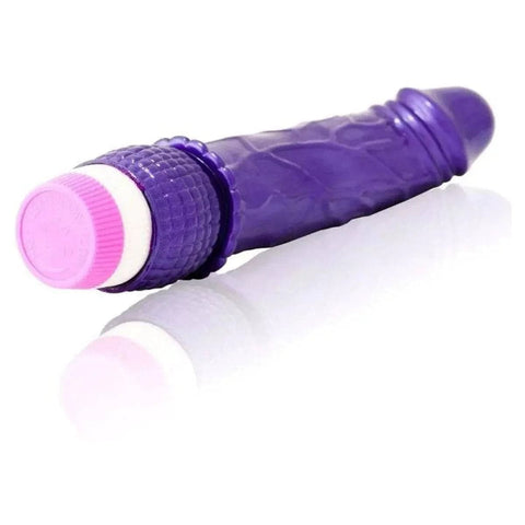 -Vibrador Waves of Pleasure Roxo, 23cm Ø3.7cm, vibração regulável  Baile   