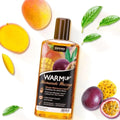 WARMup – Óleo Massagem Comestível Manga e Maracujá 150ml - Aquecimento e Aroma de Fruta  JoyDivision   